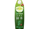 伊藤園 とろり緑茶 屋根型キャップ付き 1L 缶 パック お茶 缶飲料 ボトル飲料