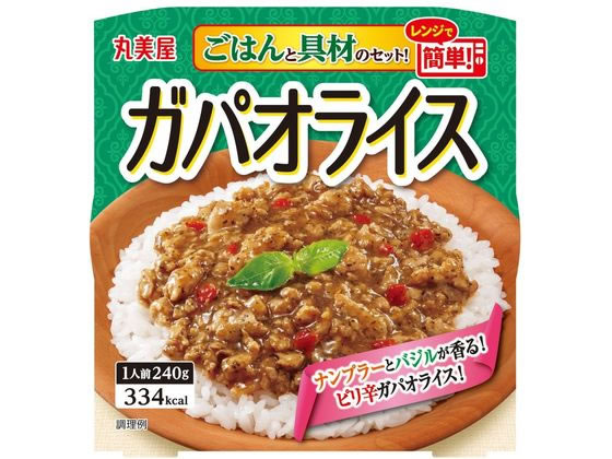 丸美屋 ガパオライス ごはん付き 240g どんぶり おかゆ レトルト食品 インスタント食品 1