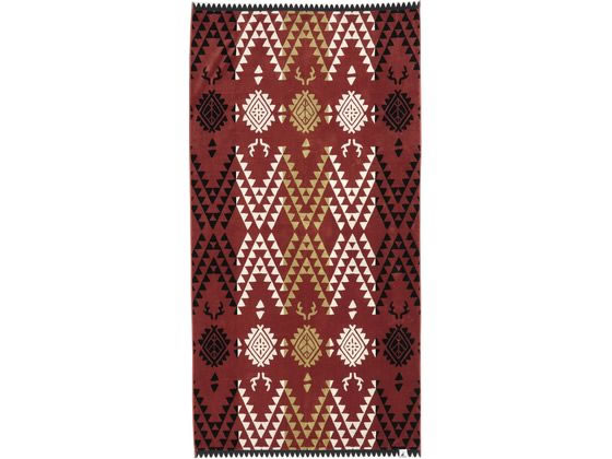 ＼10/4~10/17 9:59まで★店内全品ポイント2倍以上／ 【お取り寄せ】キャプテンスタッグ ビッグジャガードタオル・ナバホパターン レッド UD-74 雑貨 雑貨 アウトドア キャンプ 釣り具