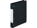 【ポイント2倍★22日20:00~27日9:59迄】 リヒトラブ リクエスト D型リングファイル A4タテ 背幅41mm 黒 G1270-24 A4 多穴リングファイル 丸型 D型 リング式ファイル