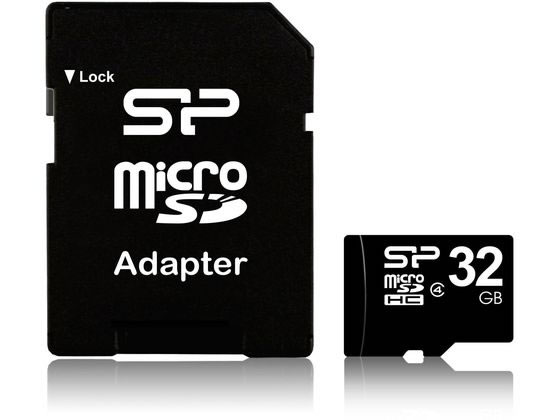 【お取り寄せ】シリコンパワー microSDHCカード class4 32GB SPJ032GMSDC04 microSD SDHCメモリーカード 記録メディア テープ