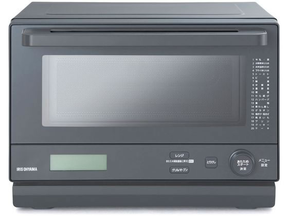 送料無料 【お取り寄せ】アイリスオーヤマ スチームオーブンレンジ 18L アッシュ MO-F1808-HA