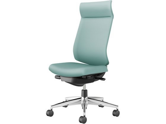 【レビュー投稿で100円OFFクーポン】【メーカー直送】コクヨ ウィザード4 ブラックシェル アルミ脚肘無 Aターコイズ(W)【代引不可】【組立・設置・送料無料】肘なし 布張りチェア オフィスチェア オフィス家具