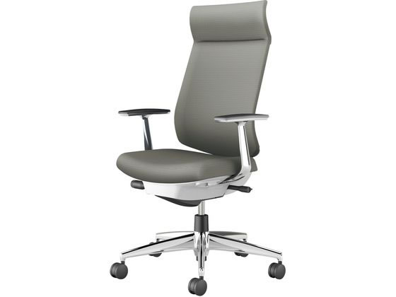 【ブラックフライデー限定★27日9:59迄店内ポイント2倍】【メーカー直送】コクヨ ウィザード4 ホワイトシェル アルミ肘アルミ脚ソフトグレー(W)【代引不可】【組立・設置・送料無料】肘付き 固定肘タイプ 布張りチェア オフィスチェア オフィス家具(3)