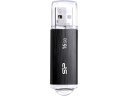 【店内全品ポイント2倍★16日9:59迄】 シリコンパワー キャップ式USBメモリ 16GB ブラック SP016GBUF2U02V1