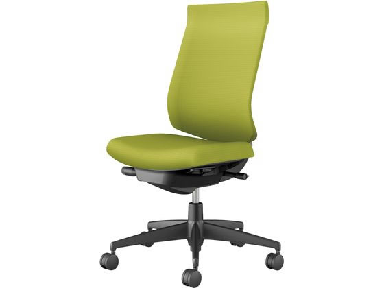 【ブラックフライデー限定★27日9:59迄店内ポイント2倍】【メーカー直送】コクヨ ウィザード4 ハイバック ブラックシェル 肘無 ライトオリーブ(U)【代引不可】【組立・設置・送料無料】肘なし 布張りチェア オフィスチェア オフィス家具(3)