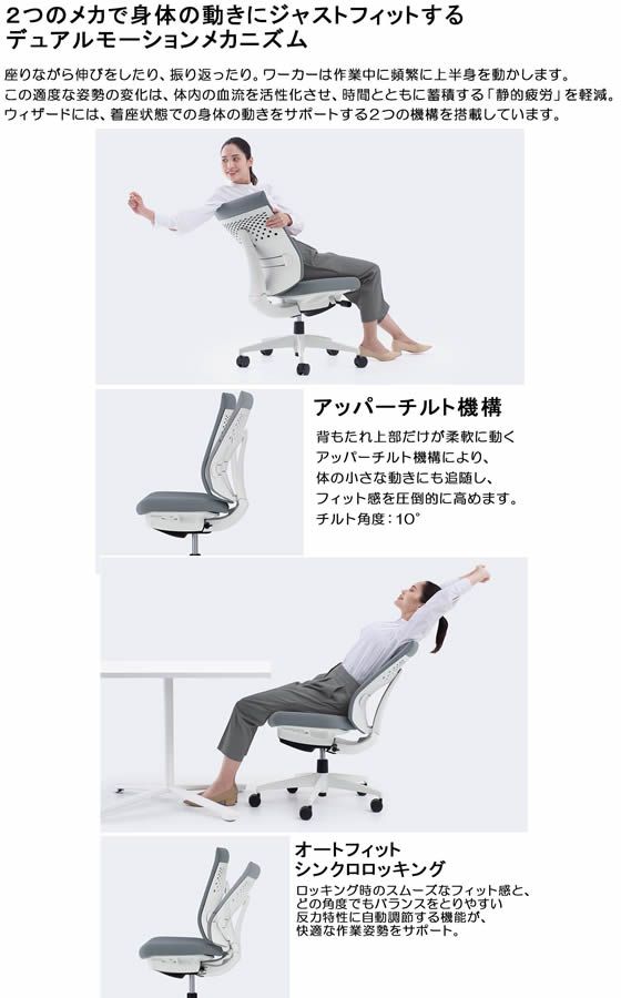 【ポイント2倍★19日20:00〜26日1:59迄】【メーカー直送】コクヨ ウィザード4 ハイバック ブラックシェル T型肘 ソフトグレー(U)【代引不可】【組立・設置・送料無料】肘付き 固定肘タイプ 布張りチェア オフィスチェア オフィス家具