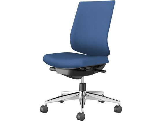 【レビュー投稿で100円OFFクーポン】【メーカー直送】コクヨ ウィザード4 ローバック ブラックシェル アルミ脚肘無 レザー マリン(W)【代引不可】【組立・設置・送料無料】肘なし 布張りチェア オフィスチェア オフィス家具