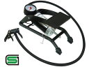 【レビュー投稿で100円OFFクーポン】【お取り寄せ】キャプテンスタッグ フットポンプ SG 鉄・ゲージ付 英米式バルブ対応 自転車用品 アクセサリー アウトドア
