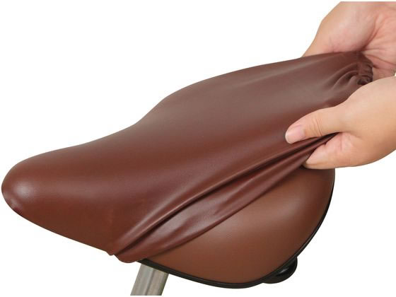 [Marathon Limited 2,000 Yen Coupon & Double Points] [Pre-order] Captain Stag Waterproof Saddle Cover Ultra Stretch for City Bikes, Brown, Bicycle Cover, Basket Cover, Bicycle Accessories, Outdoor