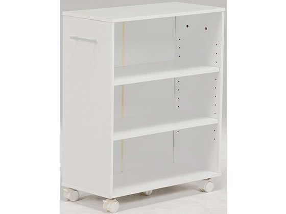 【メーカー直送】萩原 マガジンラック ホワイト 奥行26cm RCC-1021WH-L【代引不可】【