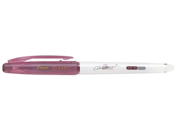 【楽天スーパーSALE限定★ポイント2倍＆2,000円クーポン】パイロット イルミリー カラートゥーカラー ボールペン ワインレッド・グレー ゲルインクボールペン