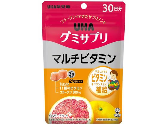 UHA味覚糖 UHAグミサプリ マルチビタミン 30日分 60粒のサムネイル