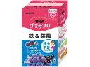 UHA味覚糖 UHAグミサプリ 鉄&葉酸 60日分(10日×6袋) 鉄 サプリメント 健康食品