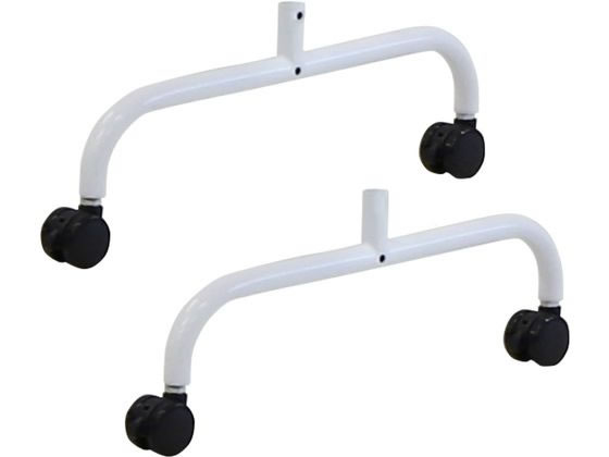 【ブラックフライデー限定★27日9:59迄店内ポイント2倍】【メーカー直送】Netforce ライトスクリーン専用 キャスター脚セット(脚×2 キャスター×4)【代引不可】クロススクリーン 自立パーテーション 間仕切り オフィス家具