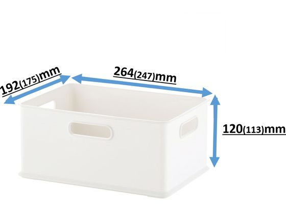 【レビュー投稿で100円OFFクーポン】サンカ ナチュラ インボックス S ホワイト NIBーSWH 収納家具 インテリア 収納 [2]