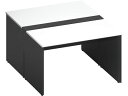 【スーパーDEAL ポイント10%バック】 【メーカー直送】コクヨ WV+基本 固定式配線 両面1200×1600 ホワイト ブラック【代引不可】【組立・設置・...