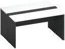 【スーパーDEAL ポイント10%バック】 【メーカー直送】コクヨ WV+基本 固定式配線 両面1400×1200 ホワイト ブラック【代引不可】【組立・設置・...