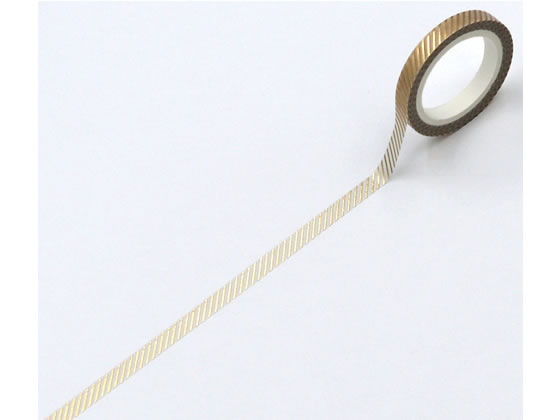 【レビュー投稿で100円OFFクーポン】ワールドクラフト キラキラマスキングテープ Stripe 5mm×5m KRMT5-003 デコレーション用マスキングテ...