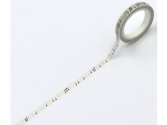 【レビュー投稿で100円OFFクーポン】ワールドクラフト キラキラマスキングテープ Music 5mm×5m KRMT5-012 デコレーション用マスキングテー...