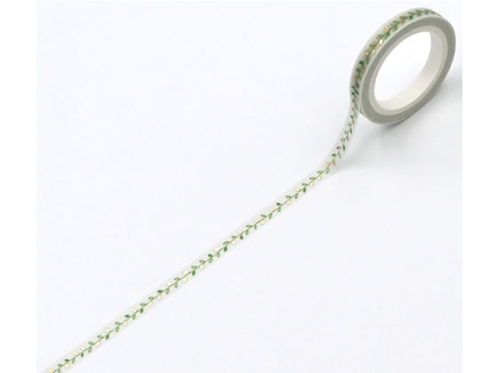 【レビュー投稿で100円OFFクーポン】ワールドクラフト キラキラマスキングテープ Leaf 5mm×5m KRMT5-014 デコレーション用マスキングテープ...