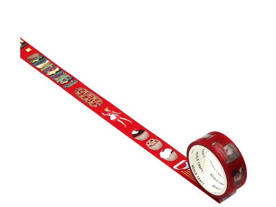 【レビュー投稿で100円OFFクーポン】ワールドクラフト たてマス Diner 15mm×7m TMMT15-003 デコレーション用マスキングテープ 15mm...