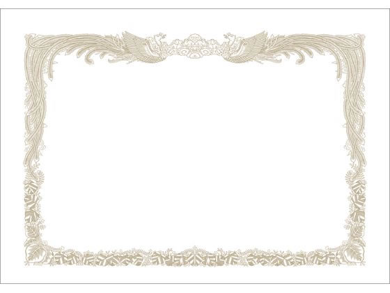 【レビュー投稿で100円OFFクーポン】ササガワ ミニ賞状用紙 A5判 縦書用 100枚 10-1650 賞状用紙 事務..