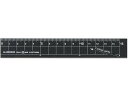 【店内全品ポイント2倍★16日9:59迄】 クツワ アルミ定規 15cm ブラック XS03BK 定規 スケール 教材 学童用品