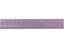 【店内全品ポイント2倍★16日9:59迄】 クツワ アルミ定規 15cm パープル XS03PU 定規 スケール 教材 学童用品