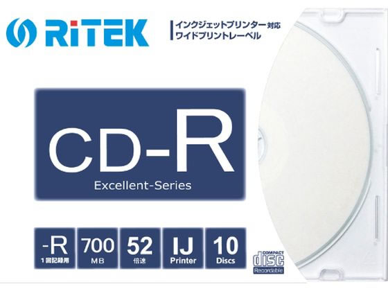【お取り寄せ】RITEK データ用CD-R 10
