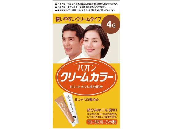 【お取り寄せ】ヘンケルジャパン パオン クリームカラー 4G 自然な栗色 白髪用 ヘアカラー ヘアケア