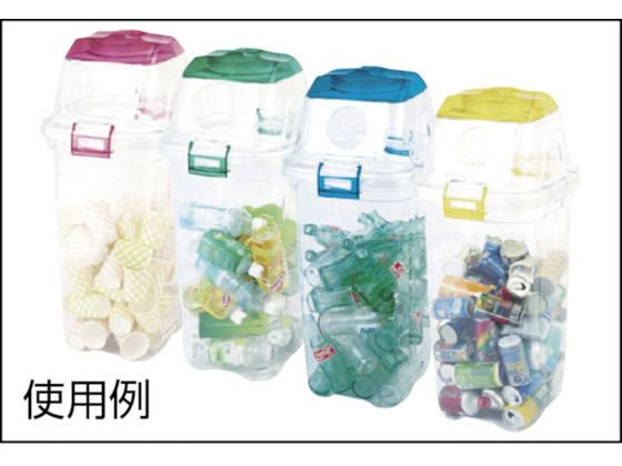 【お取り寄せ】積水/透明エコダスター #45一般用/TPD45R 分別タイプ ゴミ箱 ゴミ袋 ゴミ箱 掃除 洗剤 清掃 [2]