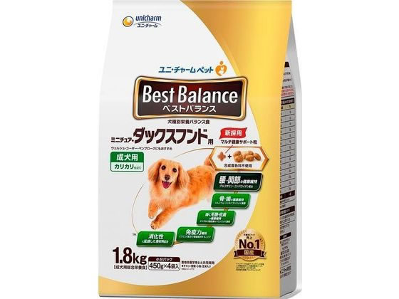 【マラソン限定★2000円クーポン&ポイント2倍】【お取り寄せ】ユニ・チャーム ベストバランス カリカリ M ダックス成犬 1.8kg ユニチャームペットケア ドライフード 犬 ペット ドッグフード