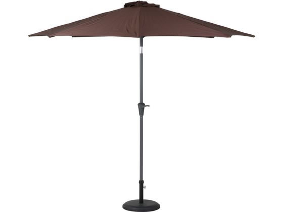 【レビュー投稿で100円OFFクーポン】【メーカー直送】不二貿易 アルミパラソル 270cm ブラウン 85186【代引不可】パラソル ガーデンファニチャー 屋外家具 インテリア 収納