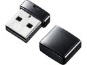 【店内全品ポイント2倍★16日9:59迄】 【お取り寄せ】サンワサプライ 超小型USB2.0メモリ(16GB) UFD-2P16GBK
