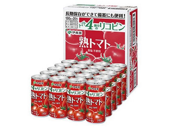 伊藤園 熟トマト 缶190g×20本 野菜ジ