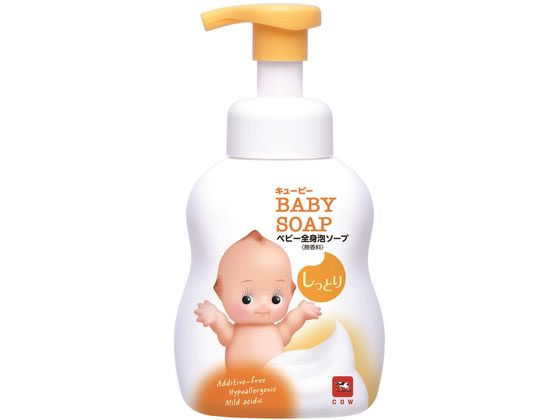 [리뷰 투고로 100 엔 OFF 쿠폰] 우유 비누 큐피 베이비 전신 거품 비누 촉촉한 400mL 바디 비누 버스 바디 케어 스킨 케어