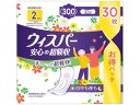 【店内全品ポイント2倍★27日9:59迄】 P&Gジャパン ウィスパー 安心の超吸収 300cc 37cm 30枚 ライナー 生理 メディカル