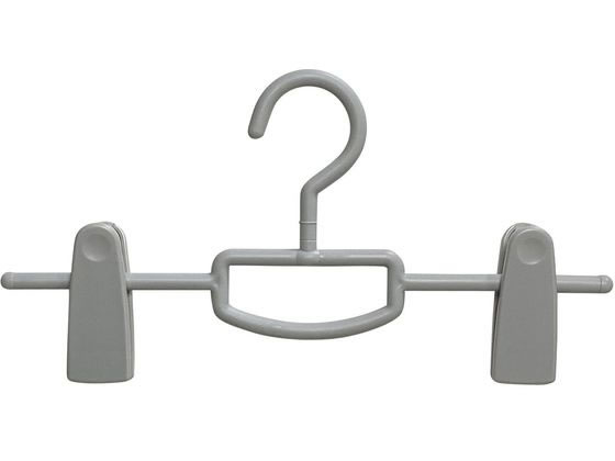 【マラソン限定2,000円OFFクーポン★24日20:00〜28日11:59迄ポイント2倍】【お取り寄せ】シンコハンガー モノクローゼット スカートハンガービッグクリップ グレー プラスチックハンガー