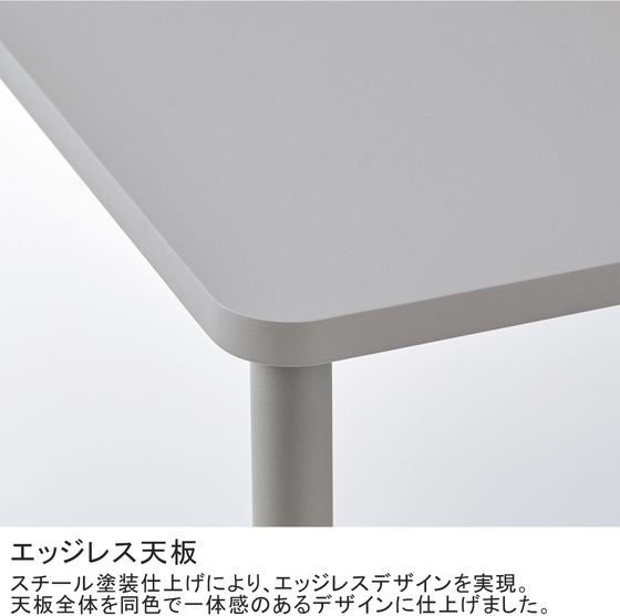 【レビュー投稿で100円OFFクーポン】【メーカー直送】コクヨ テーブル エニー 台形 ミドルタイプ W1460 ライトグレー【代引不可】【組立・設置・送料無料】台形 ミーティングテーブル 会議用テーブル 長机 オフィス家具