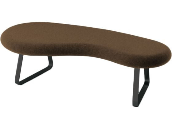 【マラソン限定クーポン★11日9:59迄ポイント2倍】【メーカー直送】イトーキ フロウラウンジ 2シーターベンチ セピアブラウン ブラックフレーム【代引不可】ロビーベンチ ロビー 待合室 受付カウンター 応接セット オフィス家具