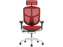 【レビュー投稿で100円OFFクーポン】【メーカー直送】Ergohuman エルゴヒューマン エンジョイ2 ハイタイプ レッド 389594【代引不可】【お客様組立】 肘付き 可動肘タイプ メッシュチェア オフィスチェア オフィス家具