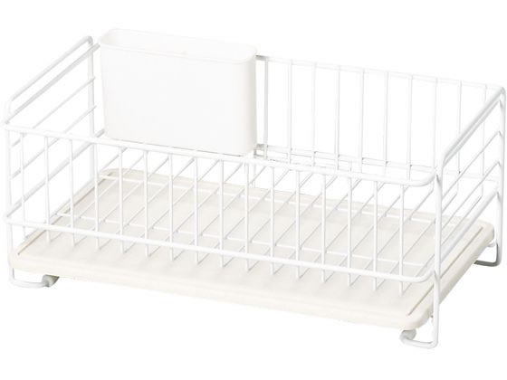 【レビュー投稿で100円OFFクーポン】【お取り寄せ】パール金属 珪藻土トレー水切りバスケットスリム ホワイト HB-4986 水切りバスケット カゴ 清掃 衛生 水廻り 厨房 キッチン