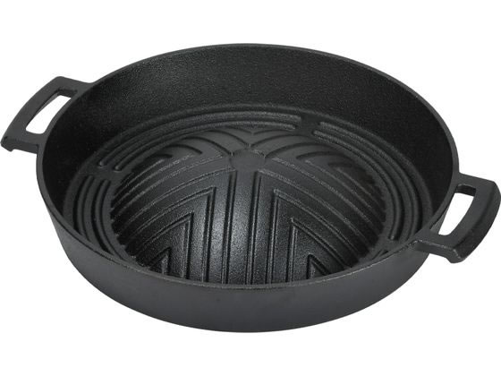 【マラソン限定★ポイント2倍】【お取り寄せ】パール金属 鉄鋳物製深型ジンギスカン鍋 27cm HB-6113