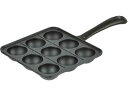 【レビュー投稿で100円OFFクーポン】【お取り寄せ】パール金属 鉄鋳物製たこ焼きプレート 9穴 HB-6216 お好み焼き たこ焼き 大判焼道具 調理小物 厨房 キッチン