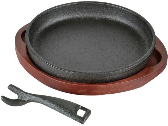 【レビュー投稿で100円OFFクーポン】【お取り寄せ】パール金属 スプラウト 鉄鋳物製ステーキ皿[丸型]16cm HB-6214 パエリア鍋 オーブン 焼き物器 鍋 フライパン 厨房 キッチン