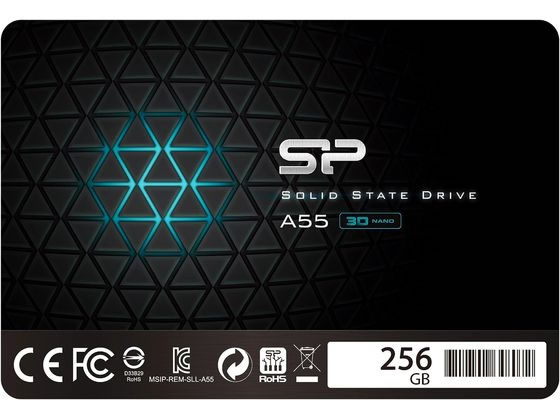 【お取り寄せ】シリコンパワー 内蔵SSD 256GB SPJ256GBSS3A55B ハードディスクドライブ PC用ドライブ リーダー PC周辺機器