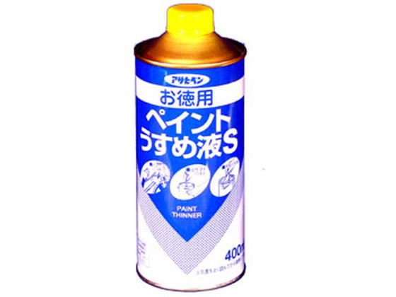 【レビュー投稿で100円OFFクーポン】【お取り寄せ】アサヒペン お徳用ペイントうすめ液S 400ml 塗装 養生 内装 土木 建築資材