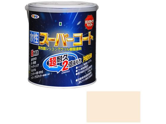 【レビュー投稿で100円OFFクーポン】【お取り寄せ】アサヒペン 水性スーパーコート 1.6L ミルキーホワイト 塗料 塗装 養生 内装 土木 建築資材