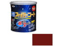 【お取り寄せ】アサヒペン 水性スーパーコート 1.6L ブリックレッド 塗料 塗装 養生 内装 土木 建築資材